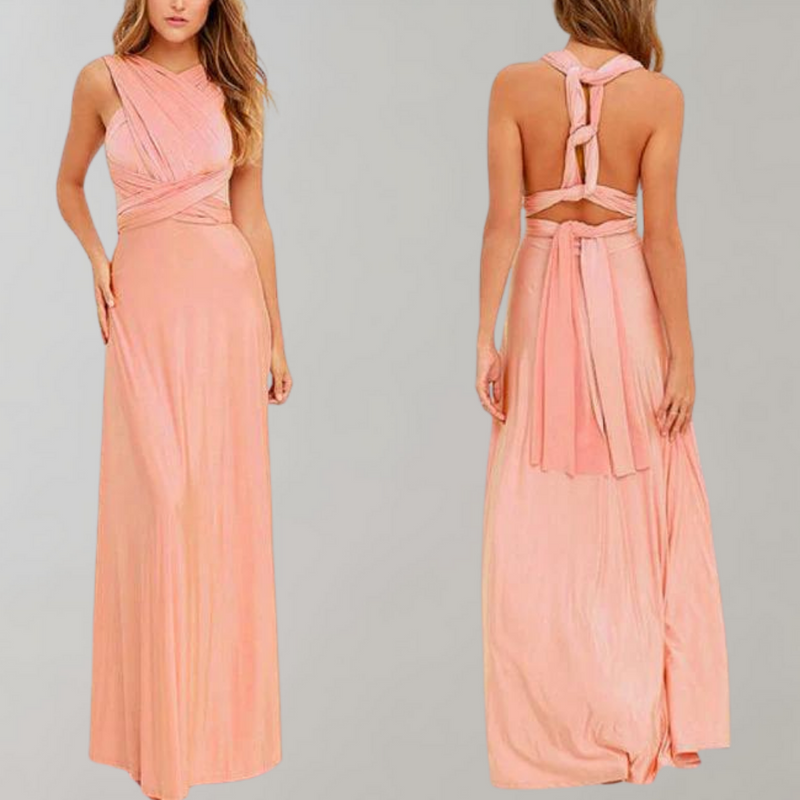 Tia - Elegant Wrap Dress for Women-Wine red-S-State of Style