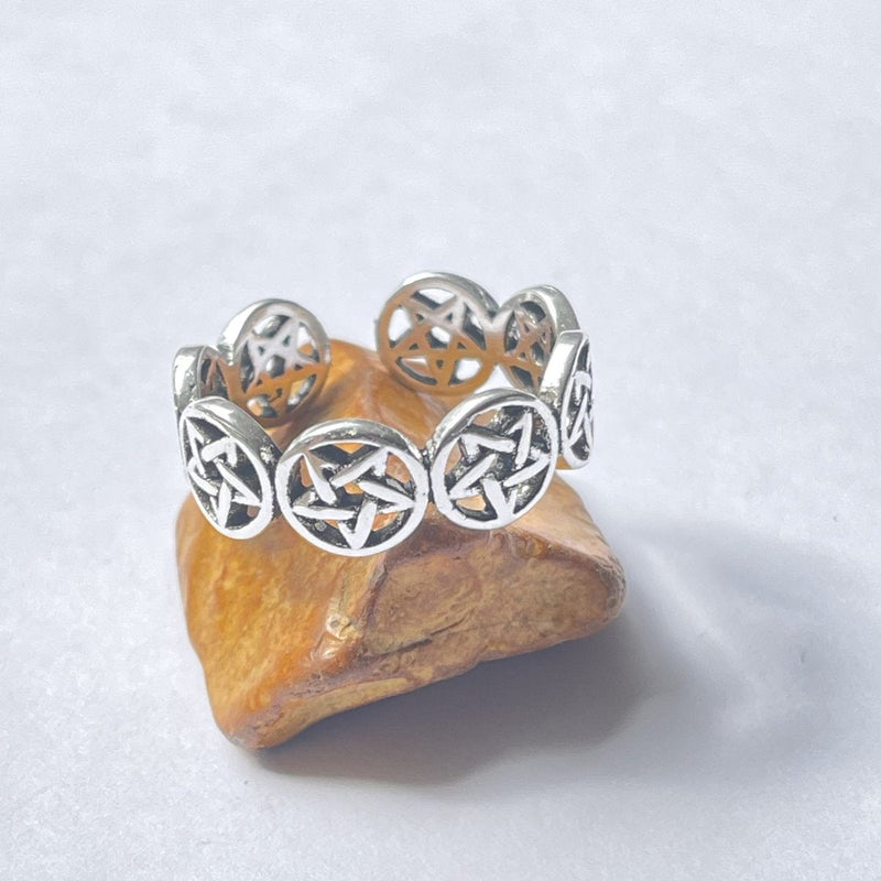 Tibetan Pentagram Ring | Unique Spiritual Jewellery-State of Style