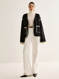Tied Cardigan with Belt for Women - Celine-S-State of Style