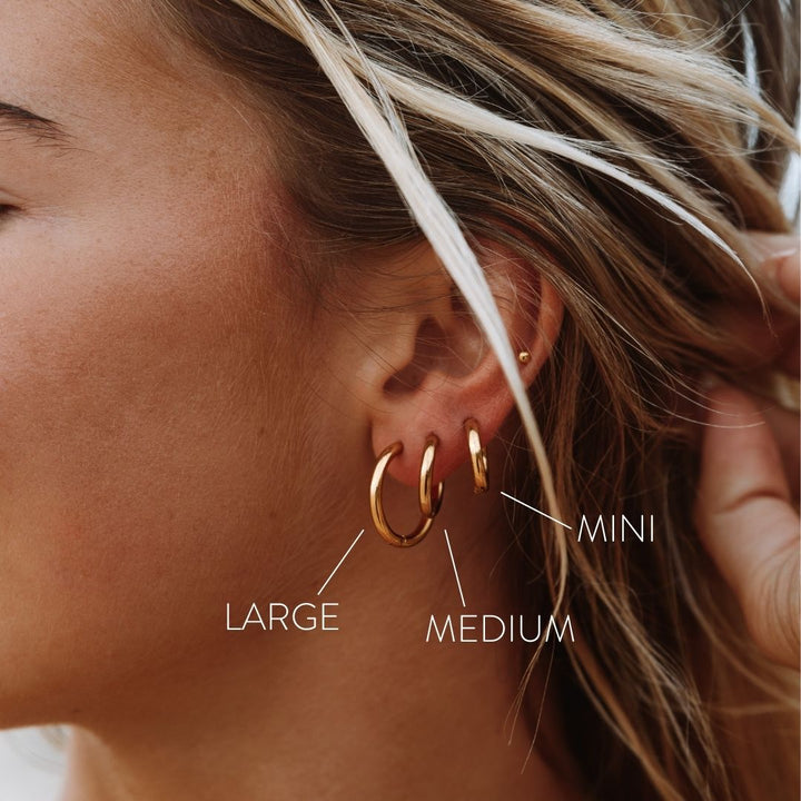 Timeless Hoop Earrings – Celeste-S-Silver-State of Style