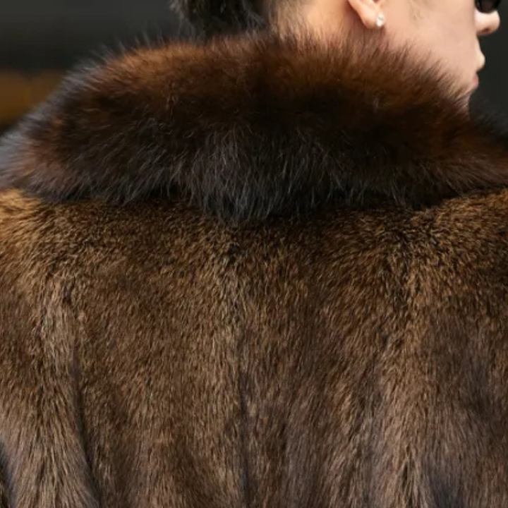 Timeless Men's Coat with Fur Look - Jules-Brown-S-State of Style