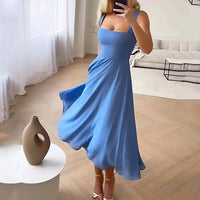 Timeless Sleeveless Dress - Sofia-Blue-XS-State of Style