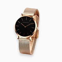 Titanium Chic Watch - Elara-Black/Gold-State of Style