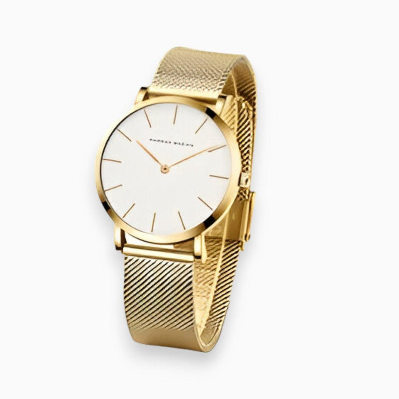 Titanium Chic Watch - Elara-Gold-State of Style