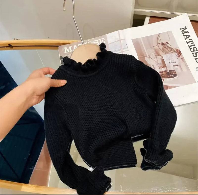Toddler Cotton Sweater – Soft and Comfortable Toddler Clothing-Black-80 for 12-18M-State of Style