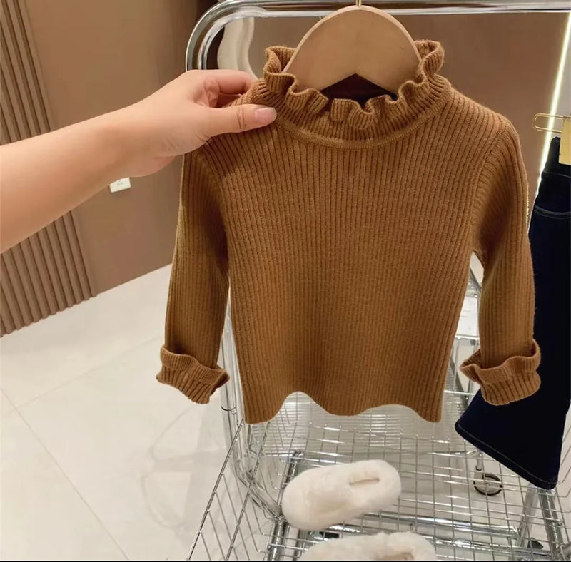 Toddler Cotton Sweater – Soft and Comfortable Toddler Clothing-Brown-80 for 12-18M-State of Style