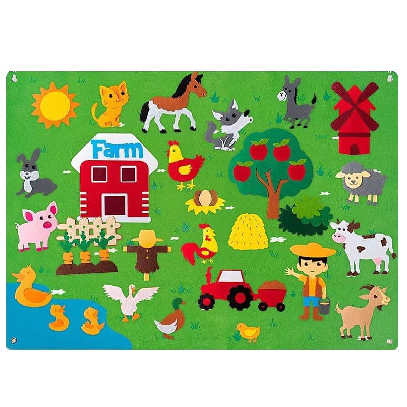 Toddler Felt Board - FantasyFelt-Farm-State of Style