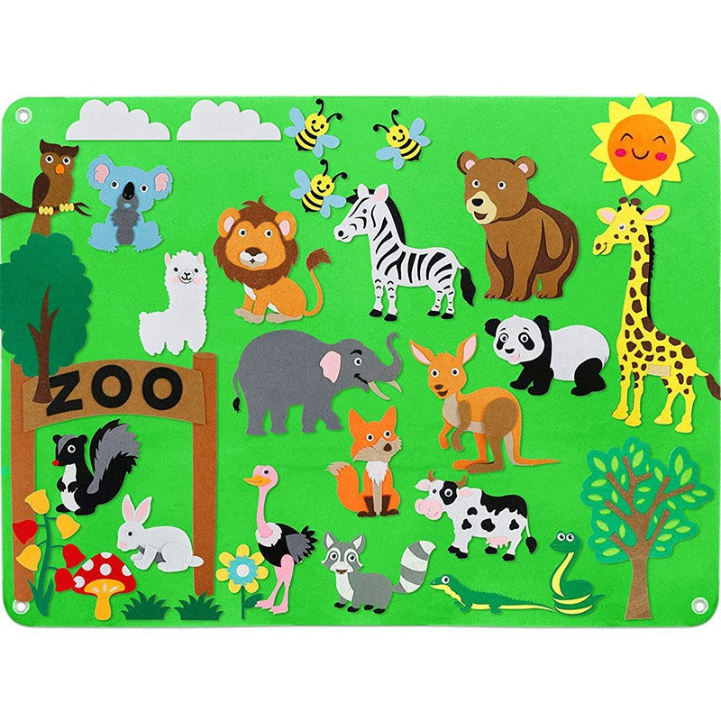 Toddler Felt Board - FantasyFelt-Zoo-State of Style