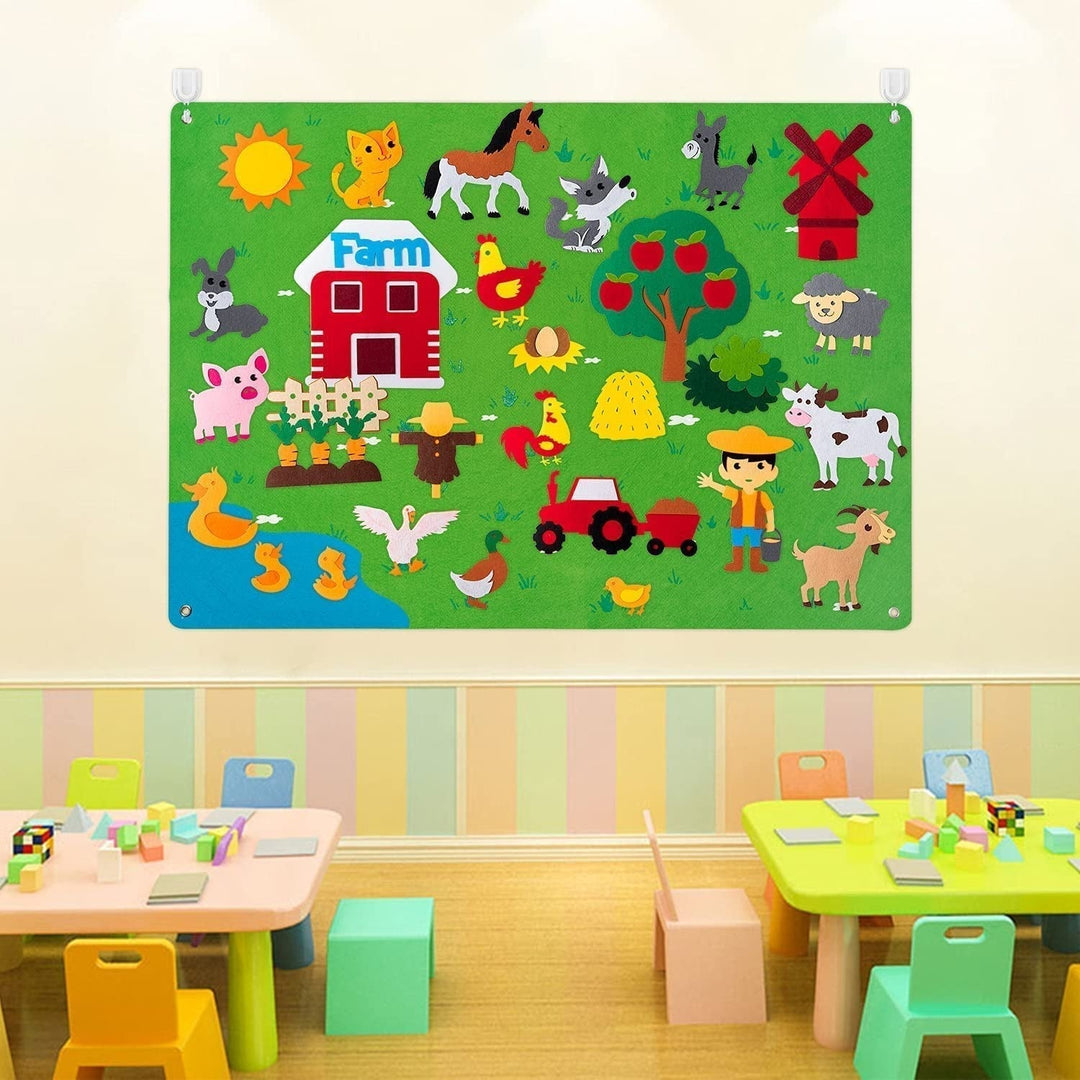 Toddler Felt Playboard - FeltAdventure-Farm-State of Style