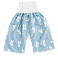 Toddler Potty Training Pants - PotjePro-Shorts-Blue Forest Animals-M (0-3 years)-State of Style