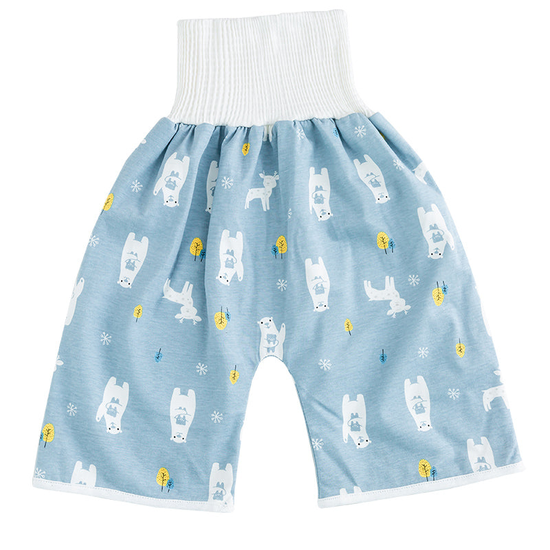 Toddler Potty Training Pants - PotjePro-Shorts-Blue Forest Animals-M (0-3 years)-State of Style