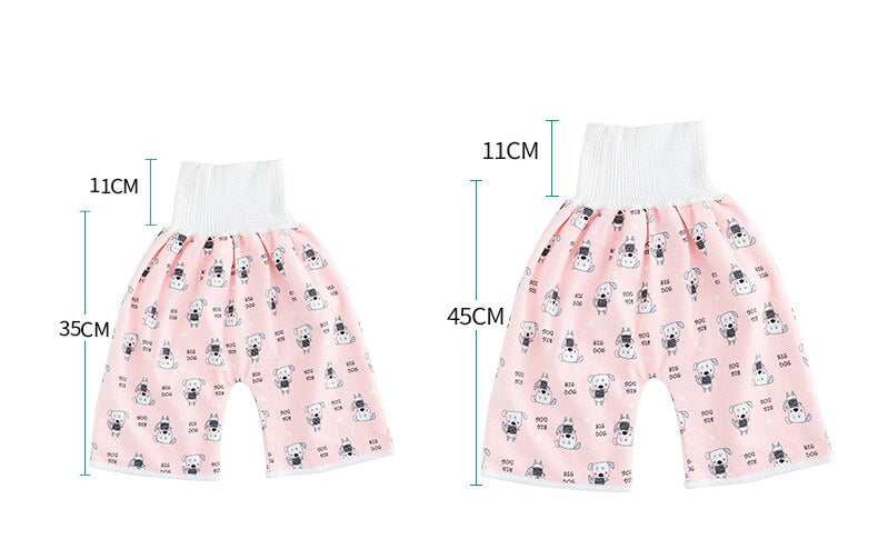 Toddler Potty Training Pants - PotjePro-Shorts-Pink Puppies-M (0-3 years)-State of Style