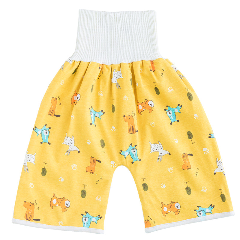 Toddler Potty Training Pants - PotjePro-Shorts-Yellow Puppies-M (0-3 years)-State of Style