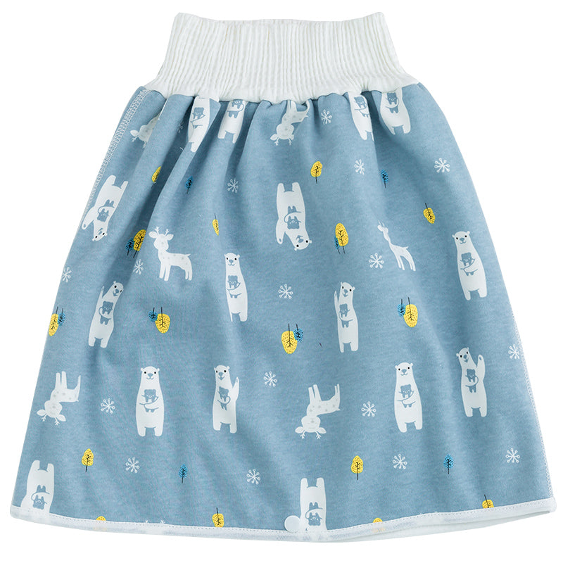 Toddler Potty Training Pants - PotjePro-Skirt-Blue Forest Animals-M (0-3 years)-State of Style