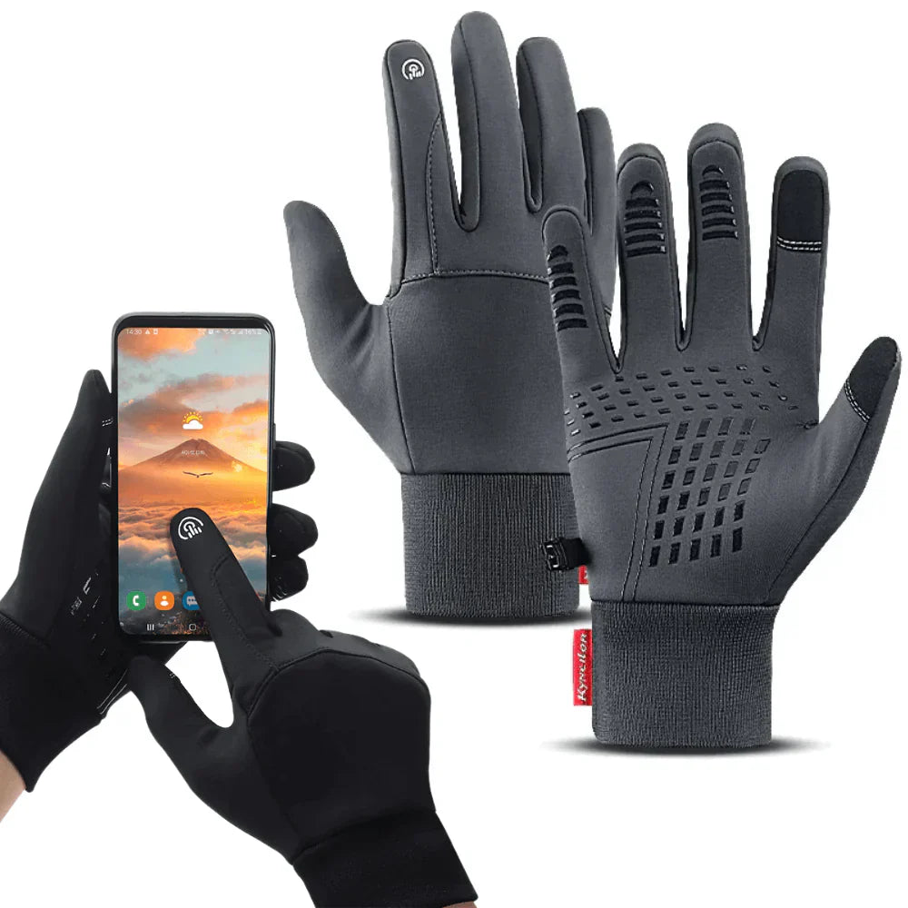 Touchscreen Winter Gloves - ThermaGuard-Grey-M-State of Style