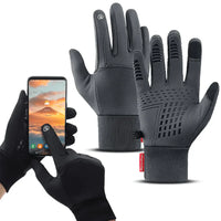 Touchscreen Winter Gloves - ThermaGuard-Grey-M-State of Style