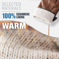 Touchscreen Winter Gloves with Cashmere Lining - Julien-Black-S-State of Style