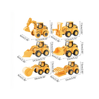 Toy Excavator Set - BuildBuddies-3 Pack-State of Style