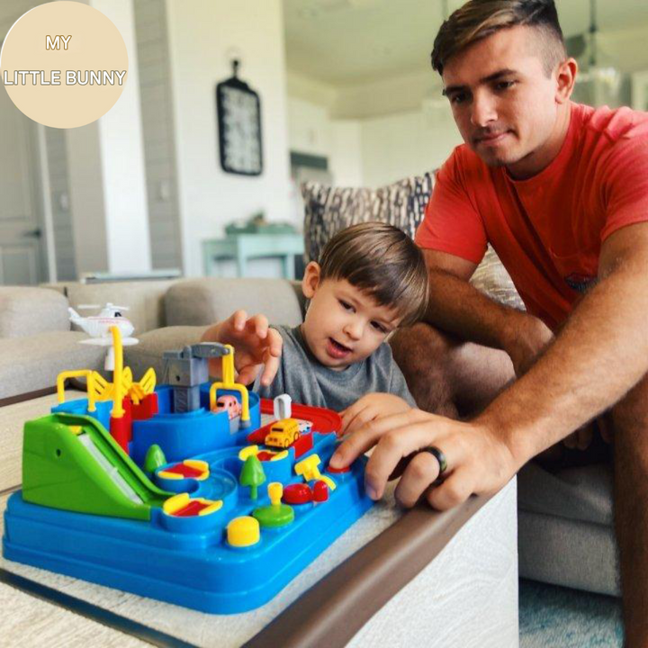 Toy Racing Track - TurboCity-Emerald Blue-State of Style