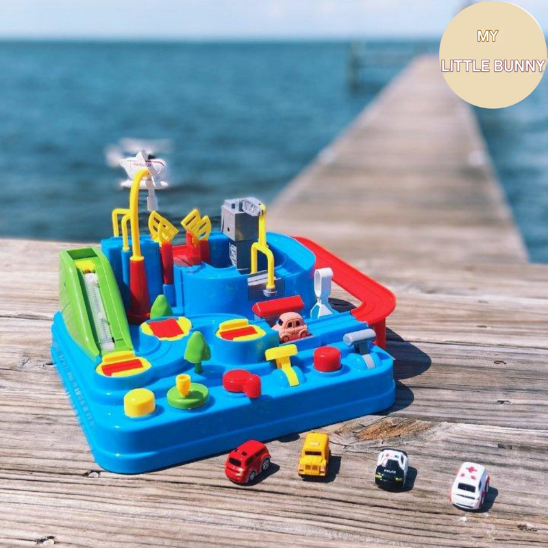 Toy Racing Track - TurboCity-Emerald Blue-State of Style