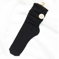 Traditional Crew Socks Danica – Elegant Mesh Hollow Design-Black-State of Style