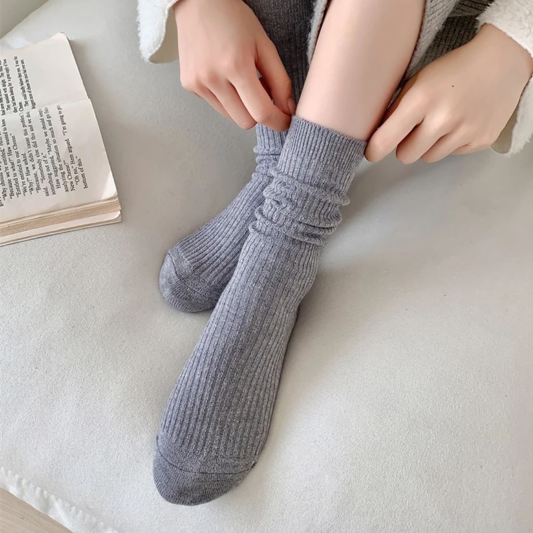 Traditional Trachten Socks Jennifer – Warm, Retro & Breathable-Coffee-State of Style