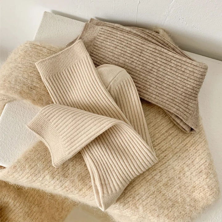 Traditional Trachten Socks Jennifer – Warm, Retro & Breathable-Coffee-State of Style