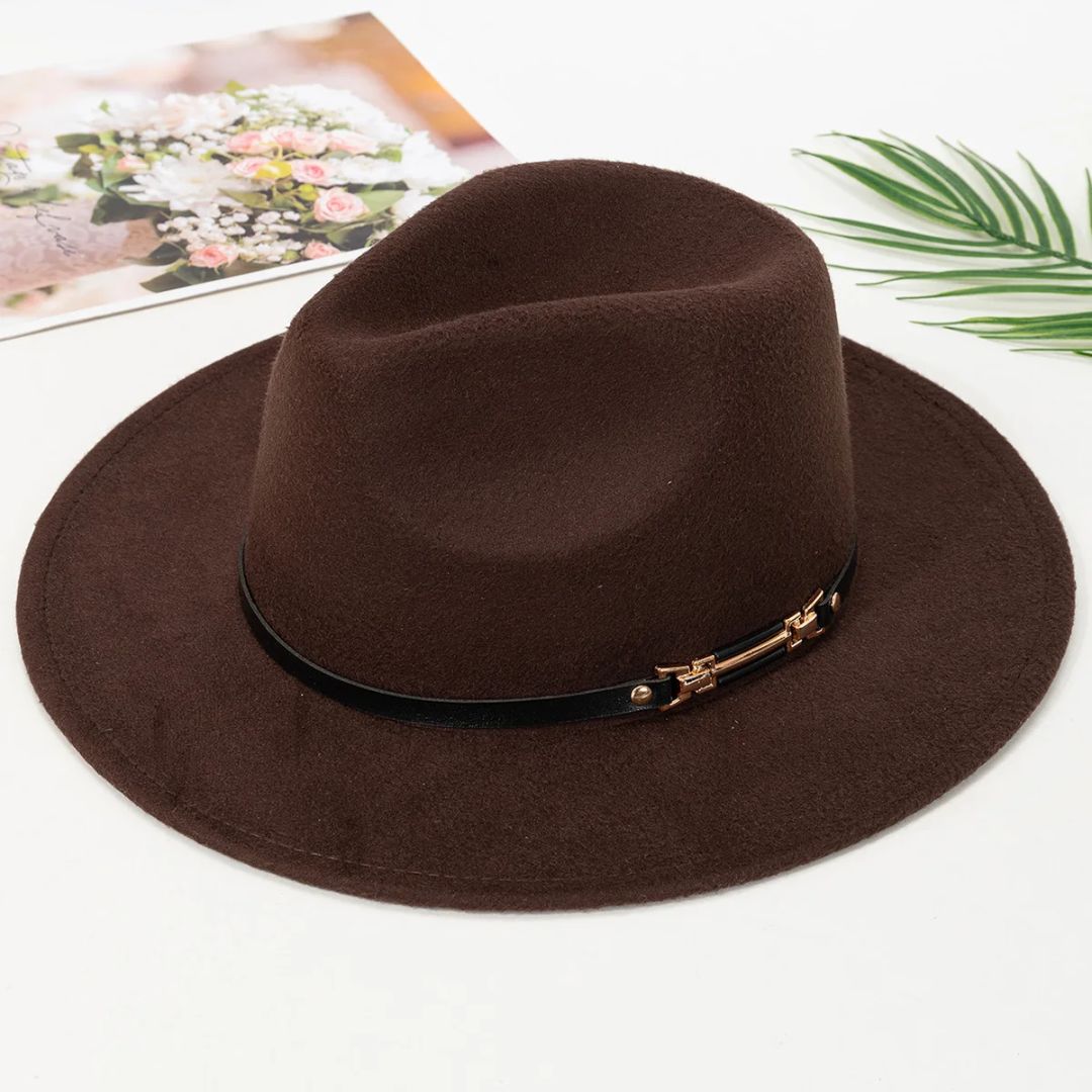 Traditional Wool Jazz Hat Manuel – Vintage Style for Any Occasion-Brown-State of Style
