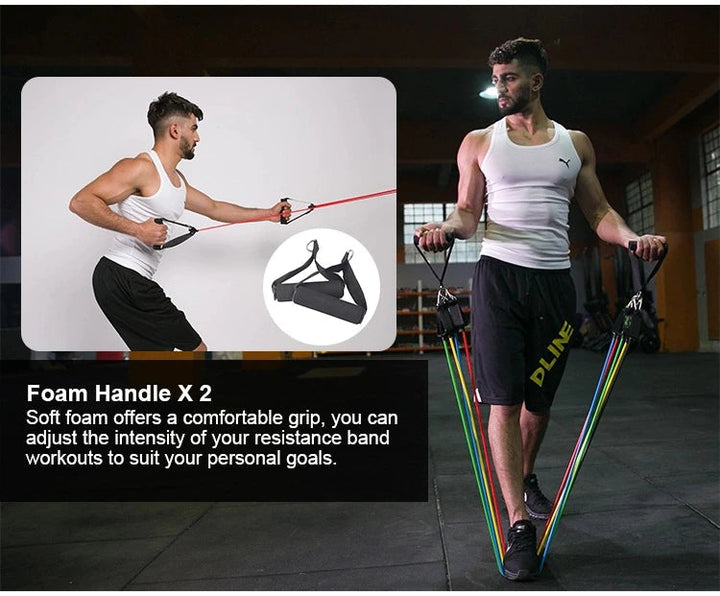 Training with Fitness Bands | Versatile Resistance Workout-11-piece set-State of Style