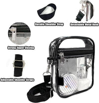 Transparent Crossbody Bag – CrystalCross-Black-State of Style