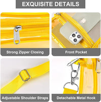 Transparent Crossbody Bag – CrystalCross-Black-State of Style