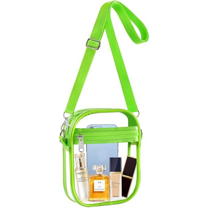 Transparent Crossbody Bag – CrystalCross-Green-State of Style
