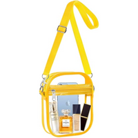 Transparent Crossbody Bag – CrystalCross-Yellow-State of Style