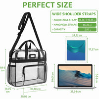 Transparent Tote Bag – CrystalTote-Black-State of Style