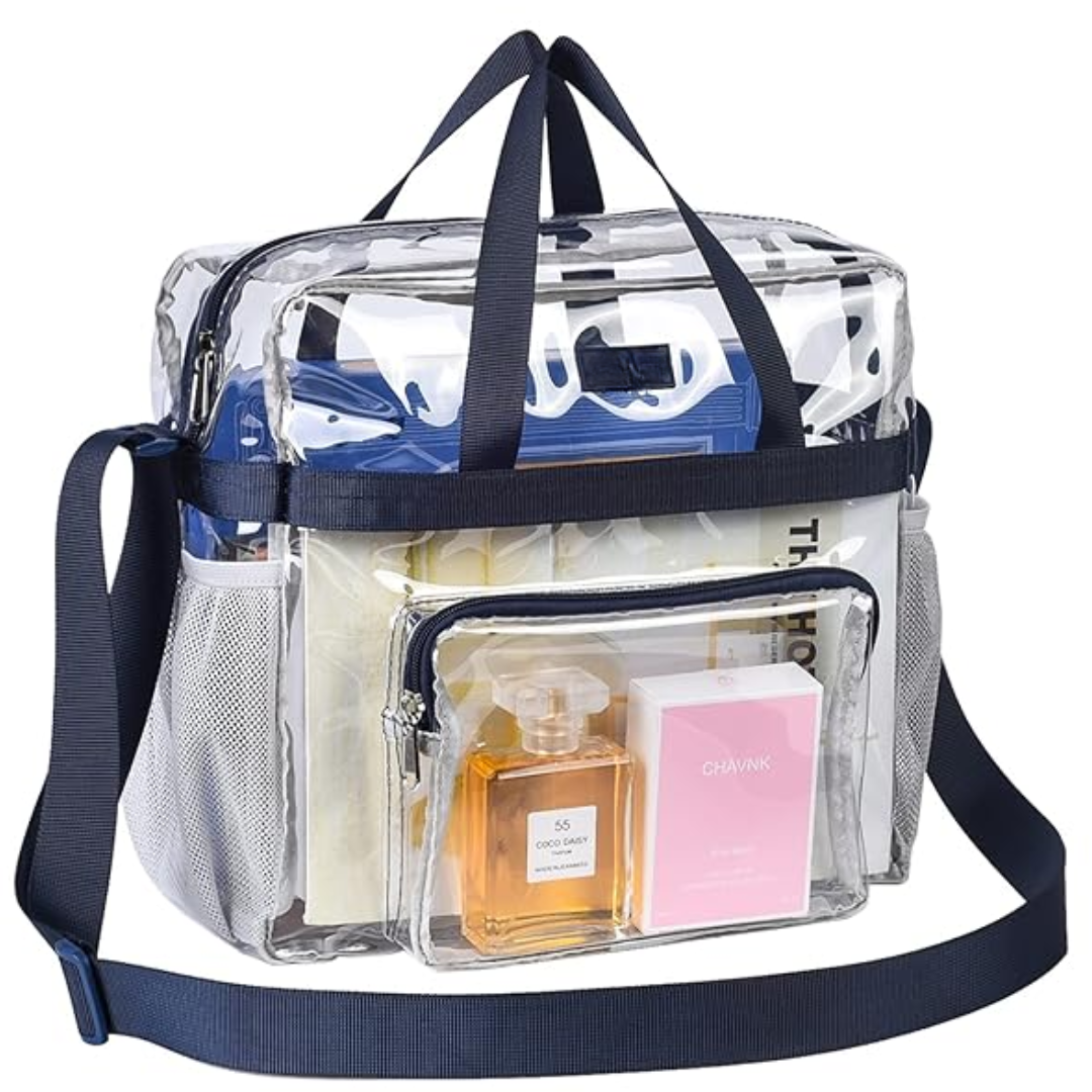 Transparent Tote Bag – CrystalTote-Marine blue-State of Style