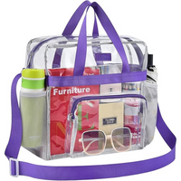 Transparent Tote Bag – CrystalTote-Purple-State of Style