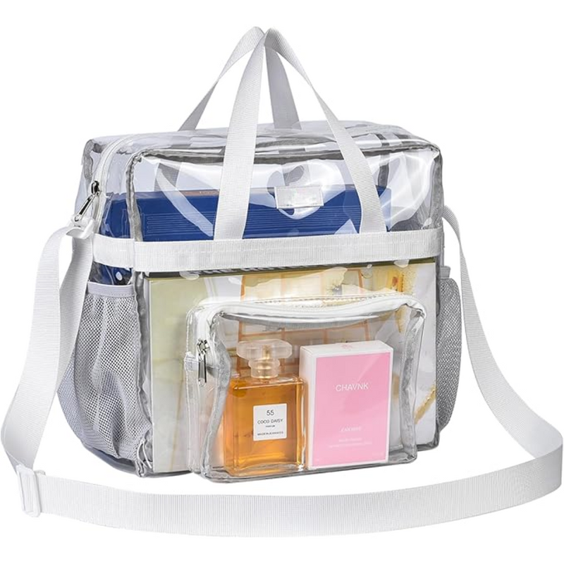 Transparent Tote Bag – CrystalTote-White-State of Style