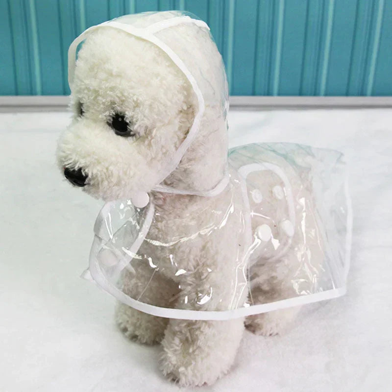 Transparent Waterproof Raincoat for Dogs - DryPaw-White-XS-State of Style