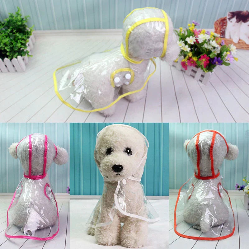 Transparent Waterproof Raincoat for Dogs - DryPaw-White-XS-State of Style