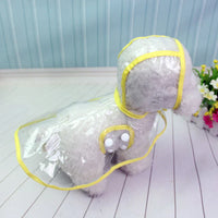 Transparent Waterproof Raincoat for Dogs - DryPaw-Yellow-XS-State of Style