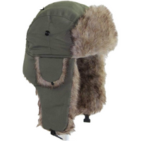Trapper Winter Hat with Fur Lining - Sasha-Green-State of Style