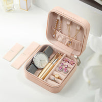 Travel Jewellery Box | Compact Organiser | Stylish Storage Case-Black-State of Style
