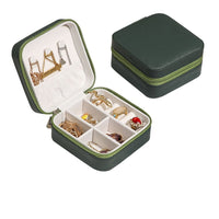 Travel Jewellery Box | Compact Organiser | Stylish Storage Case-Black-State of Style