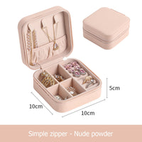 Travel Jewellery Box | Compact Organiser | Stylish Storage Case-Black-State of Style