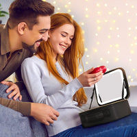 Travel Make-up Organizer with LED Mirror-Black-State of Style