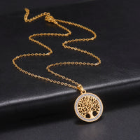 Tree of Life Pendant Necklace | Symbolic Jewellery for Women-Gold-State of Style