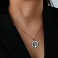 Tree of Life Pendant Necklace | Symbolic Jewellery for Women-Gold-State of Style