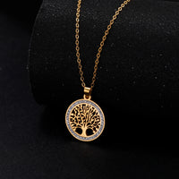 Tree of Life Pendant Necklace | Symbolic Jewellery for Women-Gold-State of Style