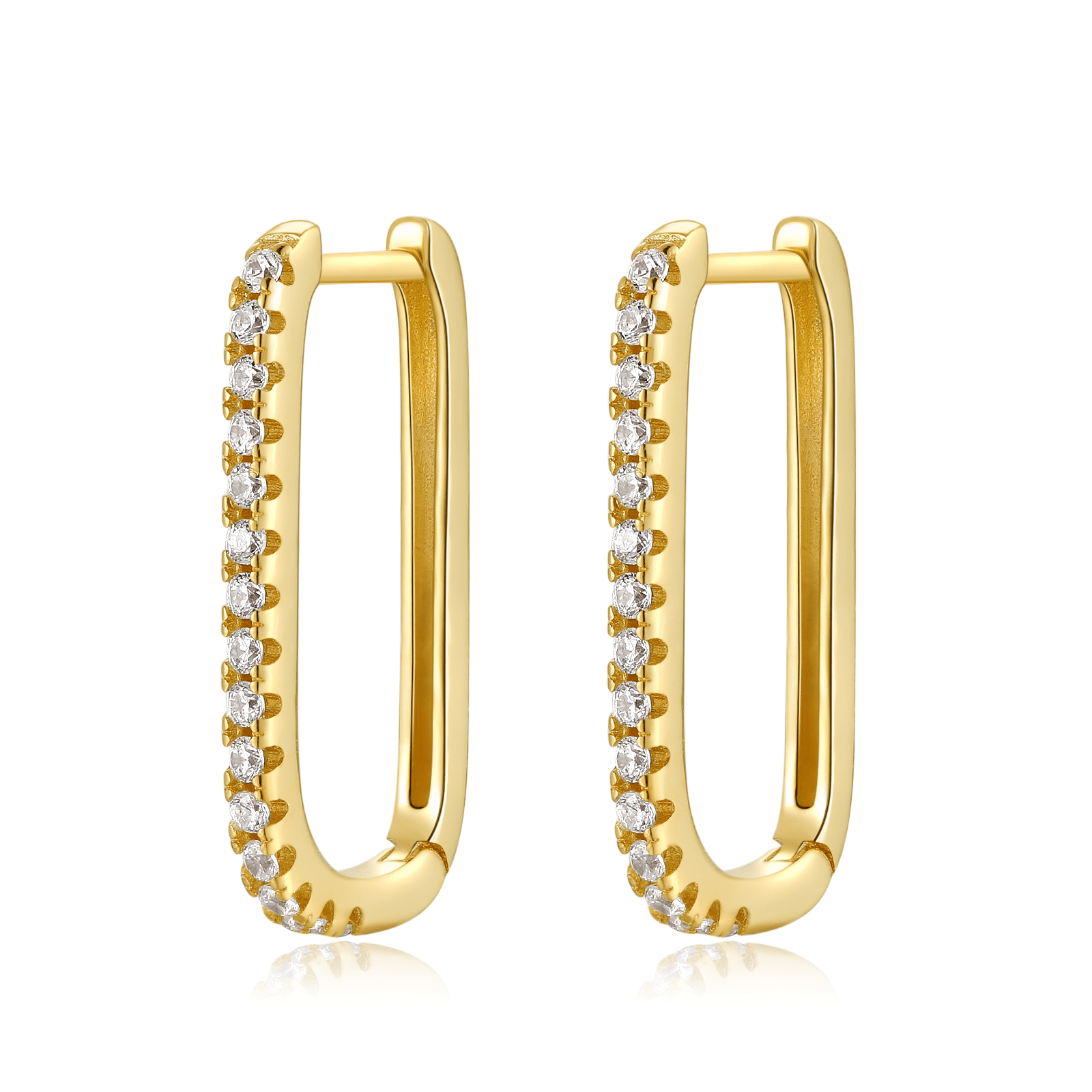 Vertical Zirconia Earrings – Inez