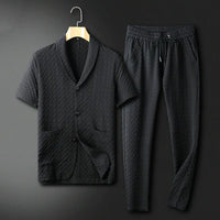 Trendy and comfortable business summer set for men – Timothy-Black-S-State of Style